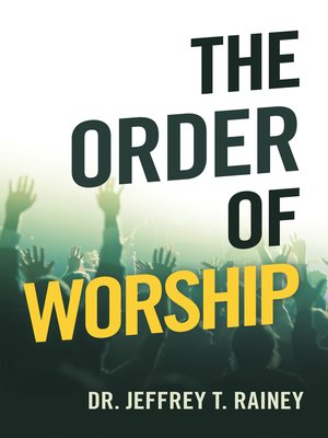 cover image of The Order of Worship